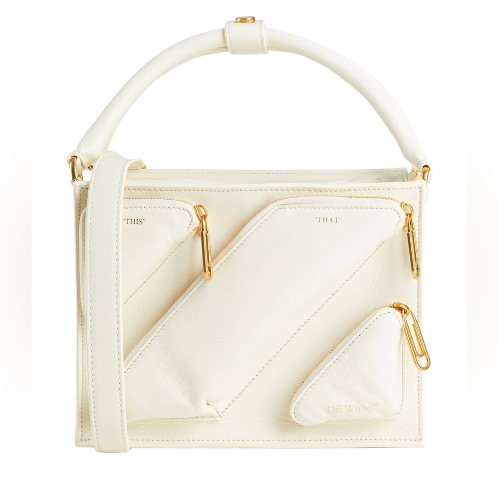 Off-White authentic brand new c/o Virgil Abloh ivory handbag